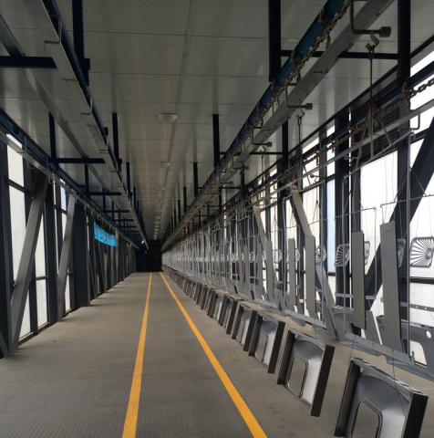 Conveyor System for coating lin